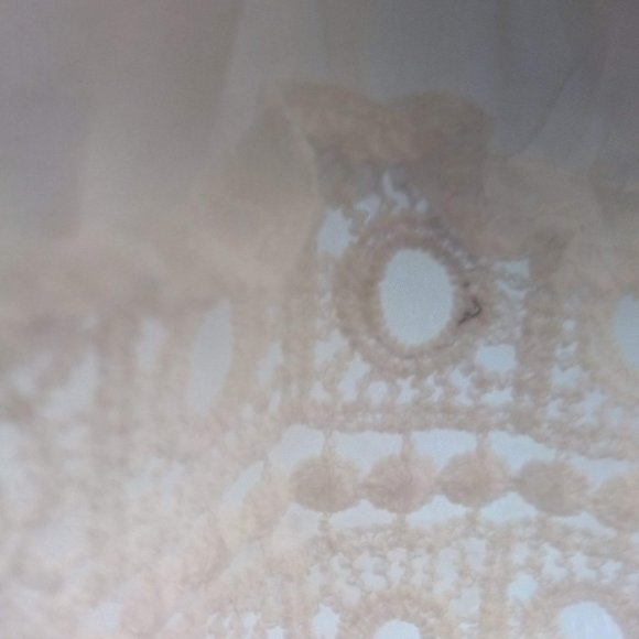 RESTOCKED!! Long White Semi-Sheer Cover Up - Picture 15 of 16